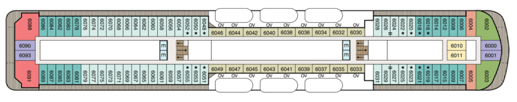 Oceania Cruises, R-Class, Ragatta, Deck 6.png